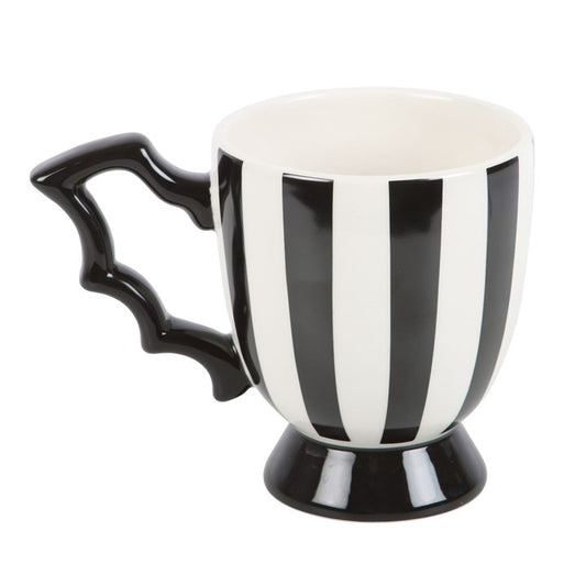 Bat Wing Mug | Black & White Gothic Mug UK