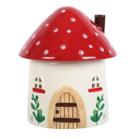 Mushroom House Oil Burner & Wax Melt Warmer