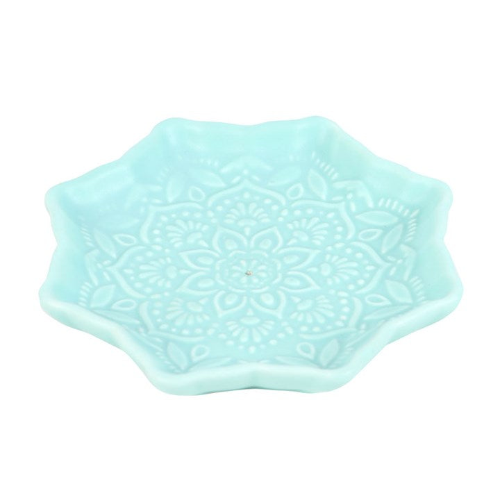 Blue Mandala Incense Stick Holder