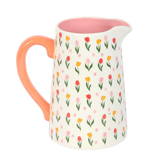 Tulip Flower Jug | Floral Ceramic Vase & Gift UK