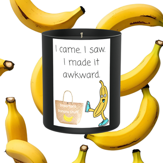 Important Banana Stuff 200g Black Candle ‘Dark Noir’