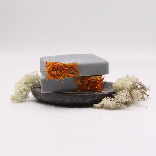 Coastal Wilderness Soap Loaf | Sea Salt & Moss Charcoal Soap