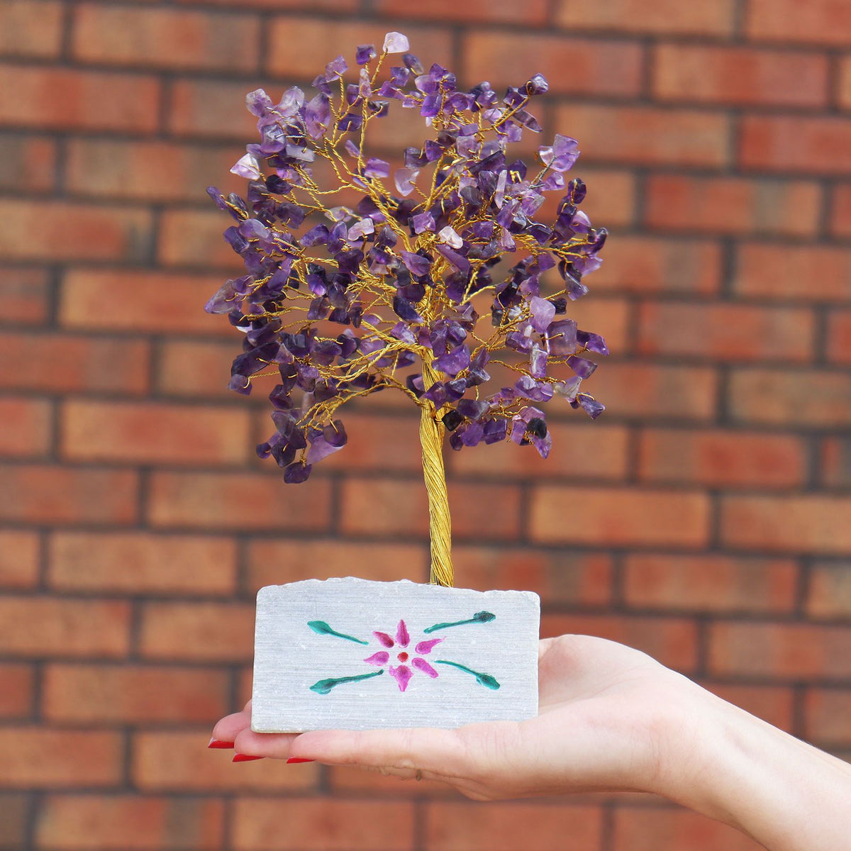 Amethyst Gemstone Tree – 320 Stone Crystal Décor | Zeena Moon