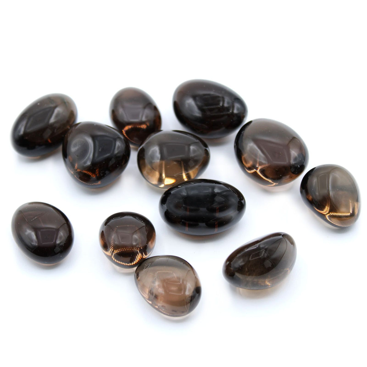 Smoky Quartz Tumble Stones – Pack of 24 | Zeena Moon