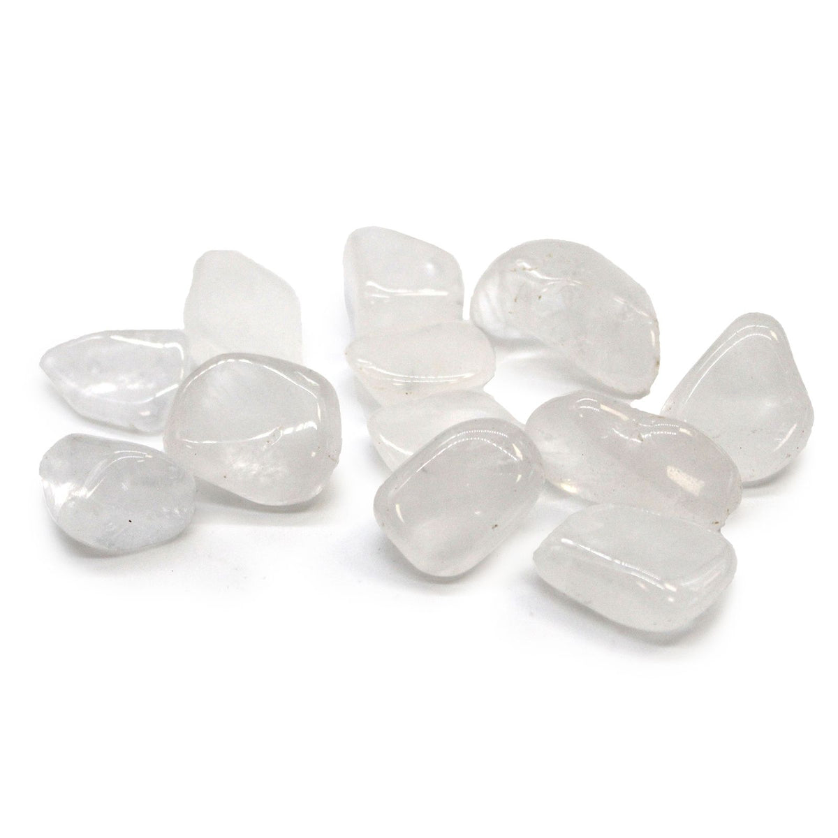 Ice Quartz Tumble Stones 20–30mm – Pack of 24