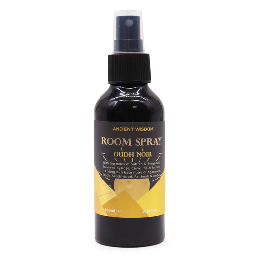 Oudh Noir Room Spray – Luxury Oud Home Fragrance 100ml
