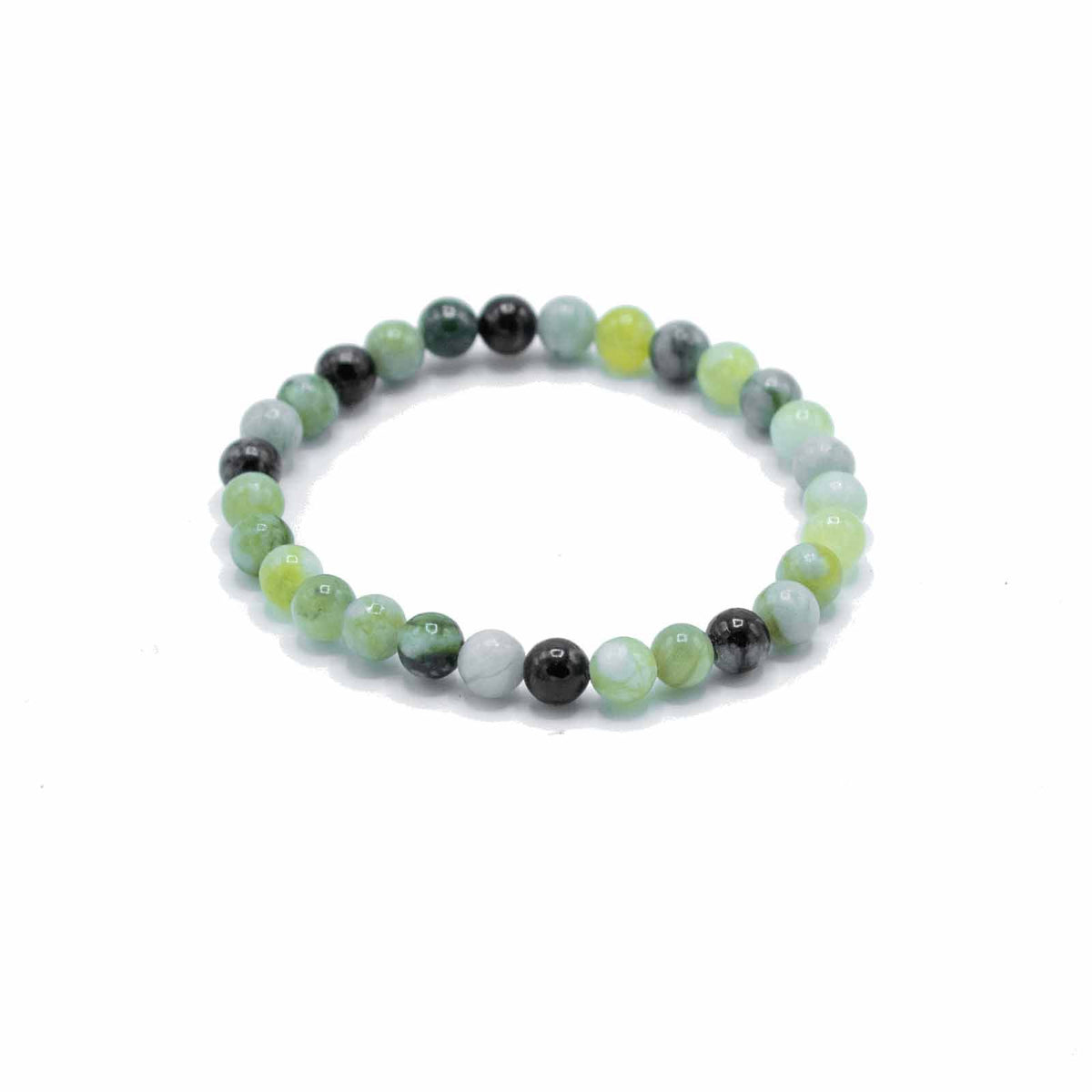 Olive Jade Gemstone Manifestation Bracelet | Natural Crystal Jewellery