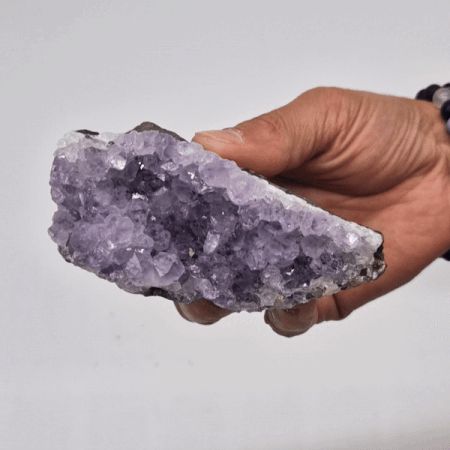Natural Amethyst Standing Cluster – High Grade Crystal 350–450g