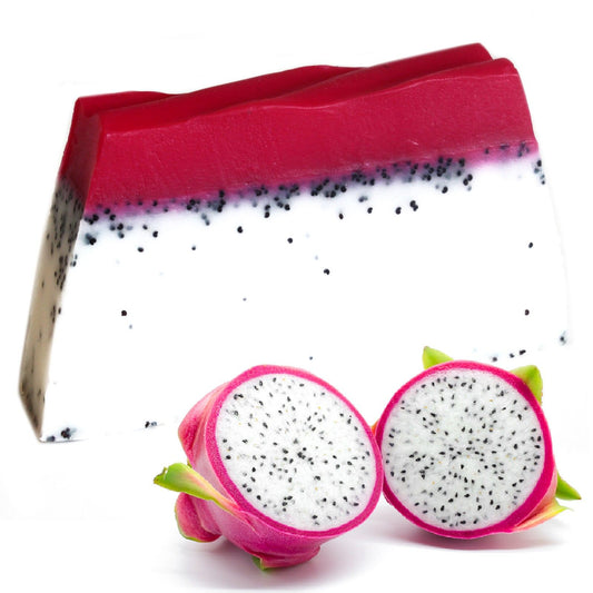 Dragon Fruit Soap Loaf | Exfoliating Handmade Soap UK