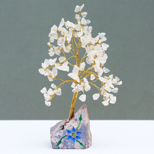 Rock Crystal Gemstone Tree – 160 Stone Crystal Tree