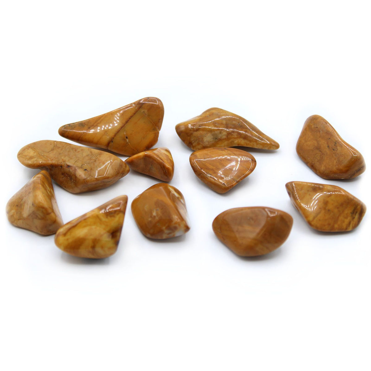 Yellow Jasper Large Tumble Stone | Natural Healing Crystal