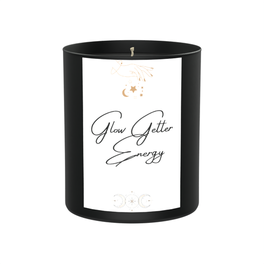 Glow Getter Energy 200g Black Candle ‘Dark Noir’