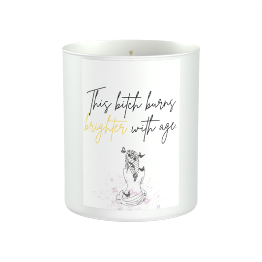 Brighter With Age Sassy 200g White candle ‘Sandy Bay'
