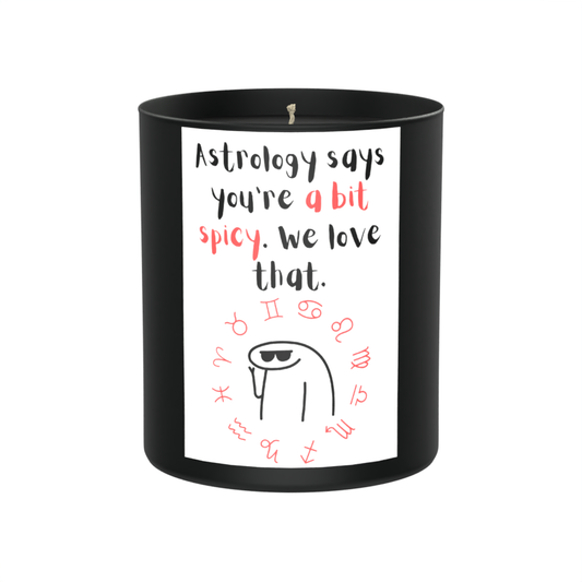 Astrology Spicy 200g Black Candle ‘Dark Noir’