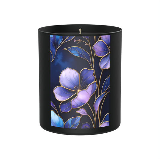 Velvet petals, smoky seduction, and moonlit confidence 200g Black Candle ‘Dark Noir’