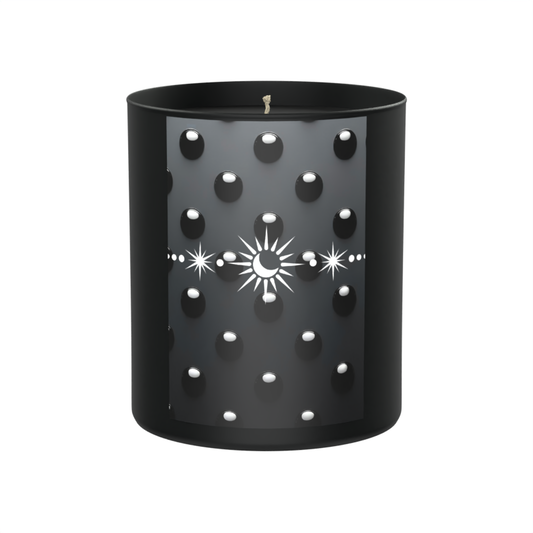 A midnight ritual with a cosmic twist. 200g Black Candle ‘Dark Noir’
