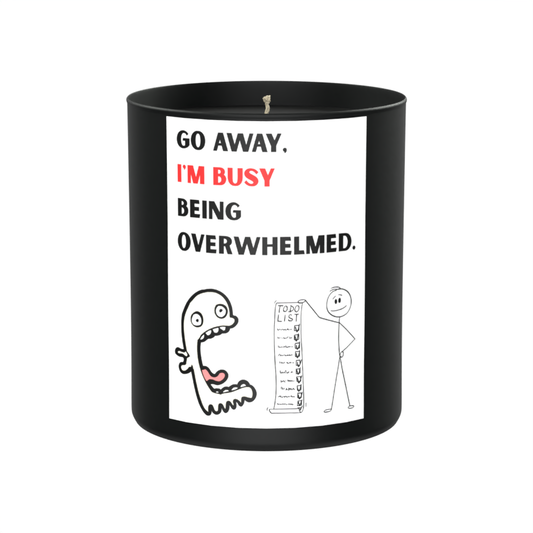 Go away 200g Black Candle ‘Dark Noir’