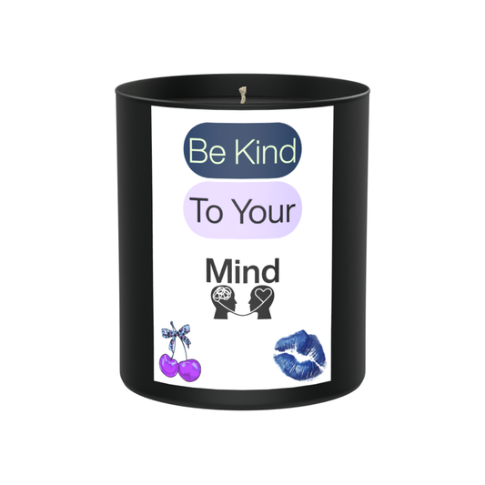 Be kind to your mind 200g Black Candle ‘Dark Noir’