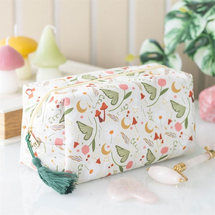 Fairy folklore print makeup and cosmetic bag – Zeena Moon UK