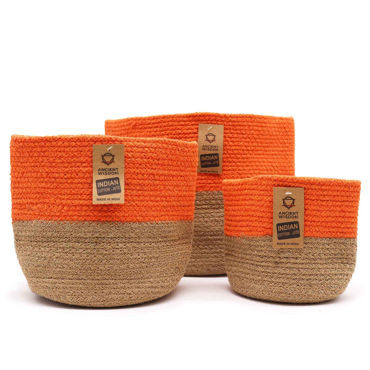 Cotton Rope Storage Baskets