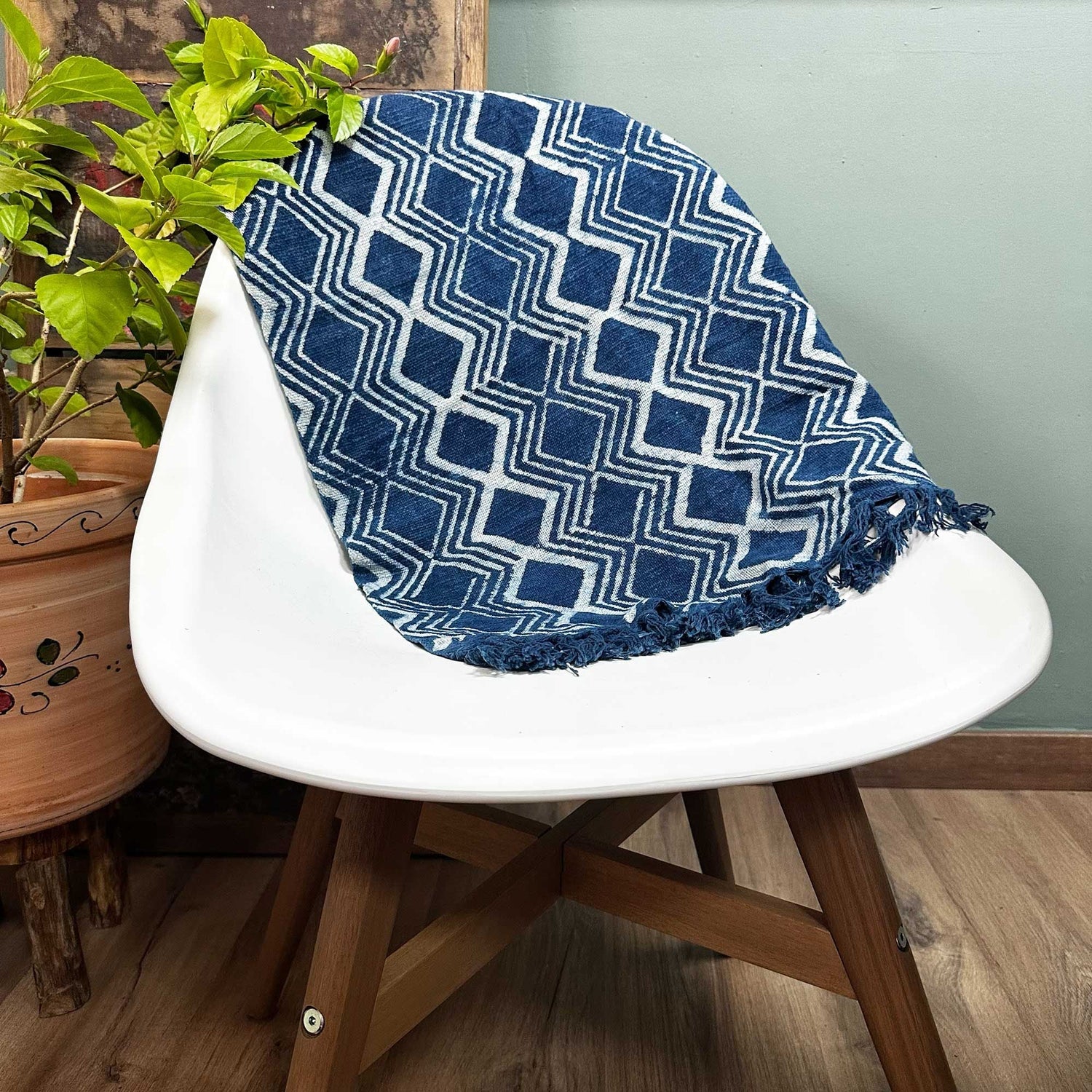 Handmade Indigo Throws