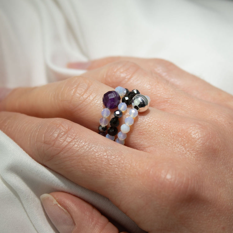 Nymph Spirit Gemstone Ring Sets