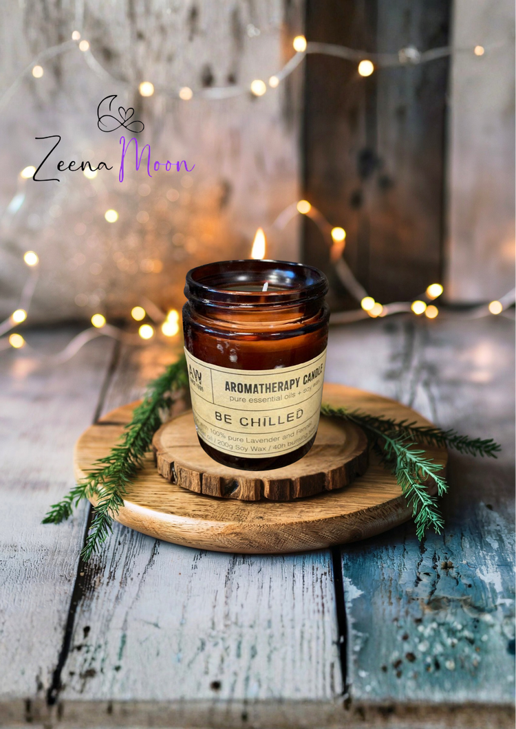 Aromatherapy candle for relaxation and self-care – Zeena Moon UK