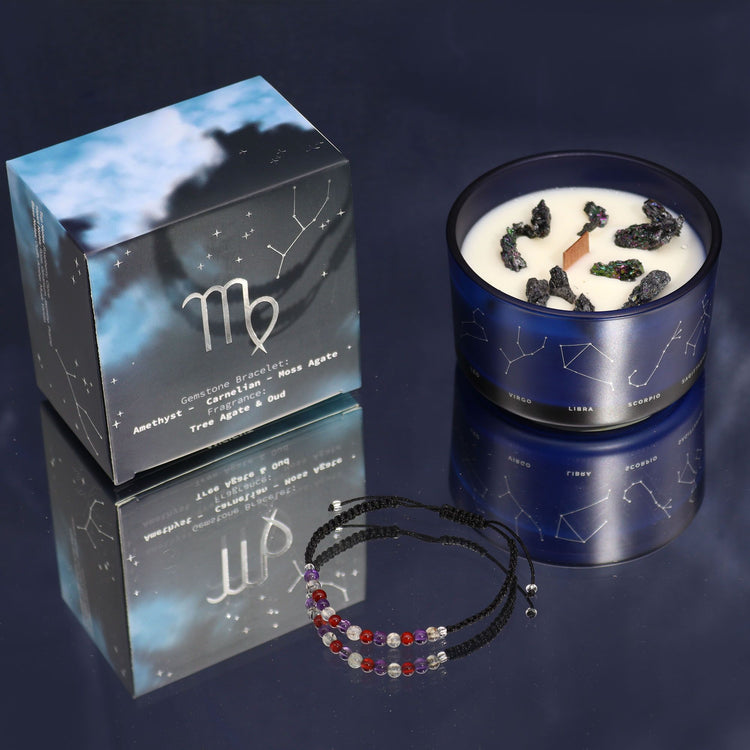 Zodiac Crystal Candles