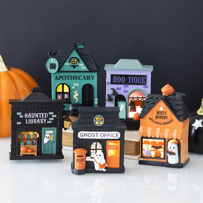 Boo-tique Halloween LED Light Up Decoration – Spooky Village House