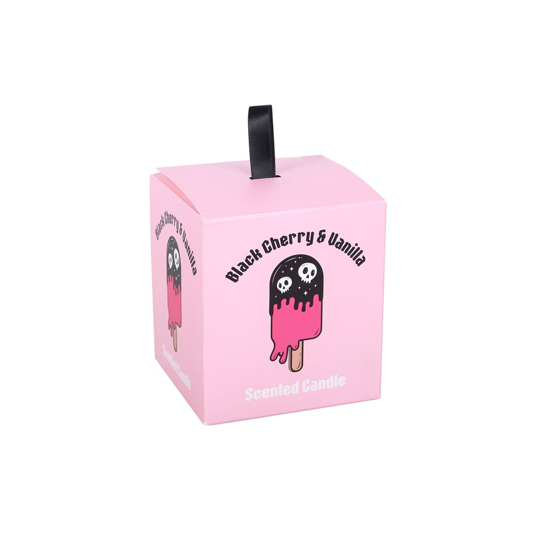 Black Cherry & Vanilla Scented Candle – Gothic Candle