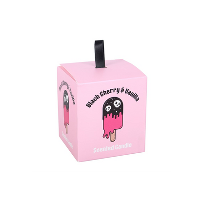 Black Cherry & Vanilla Scented Candle – Gothic Candle