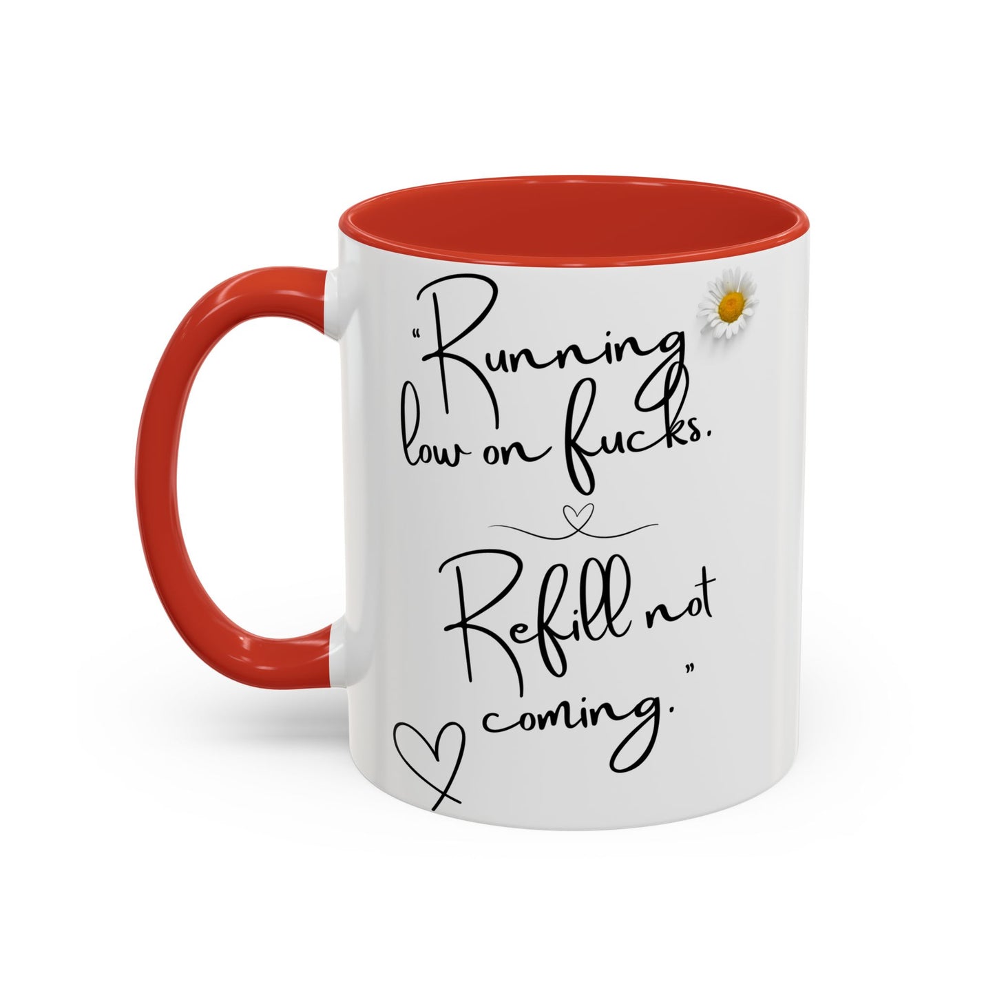 Running low on f**ks Sassy Coffee Mug, Funny Gift for Friends, Office Humour Cup, Birthday Present, Quirky Home Decor, Self-Care Coffee Mug