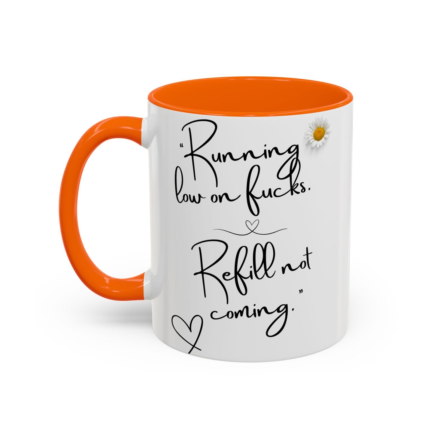 Running low on f**ks Sassy Coffee Mug, Funny Gift for Friends, Office Humour Cup, Birthday Present, Quirky Home Decor, Self-Care Coffee Mug