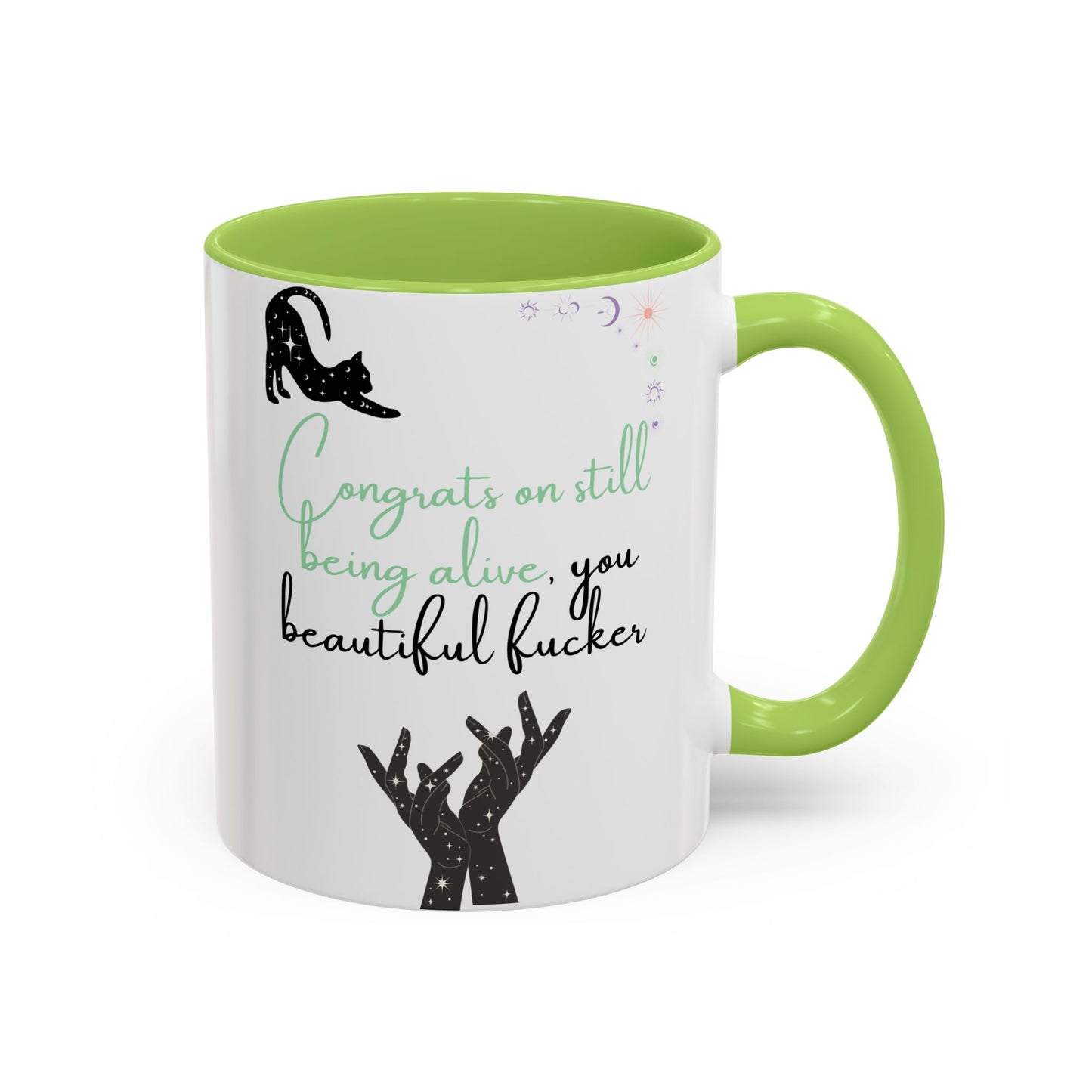 Congrats on....Funny Coffee Mug, Motivational Mug, Gift for Cat Lovers, Inspirational Drinkware, Creative Cat Mug
