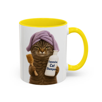Funny Cat Coffee Mug, Gift for Cat Lovers, Cute Pet Mug, Animal Lover's Drinkware, Fun Coffee Cup, Unique Cat Themed Kitchenware