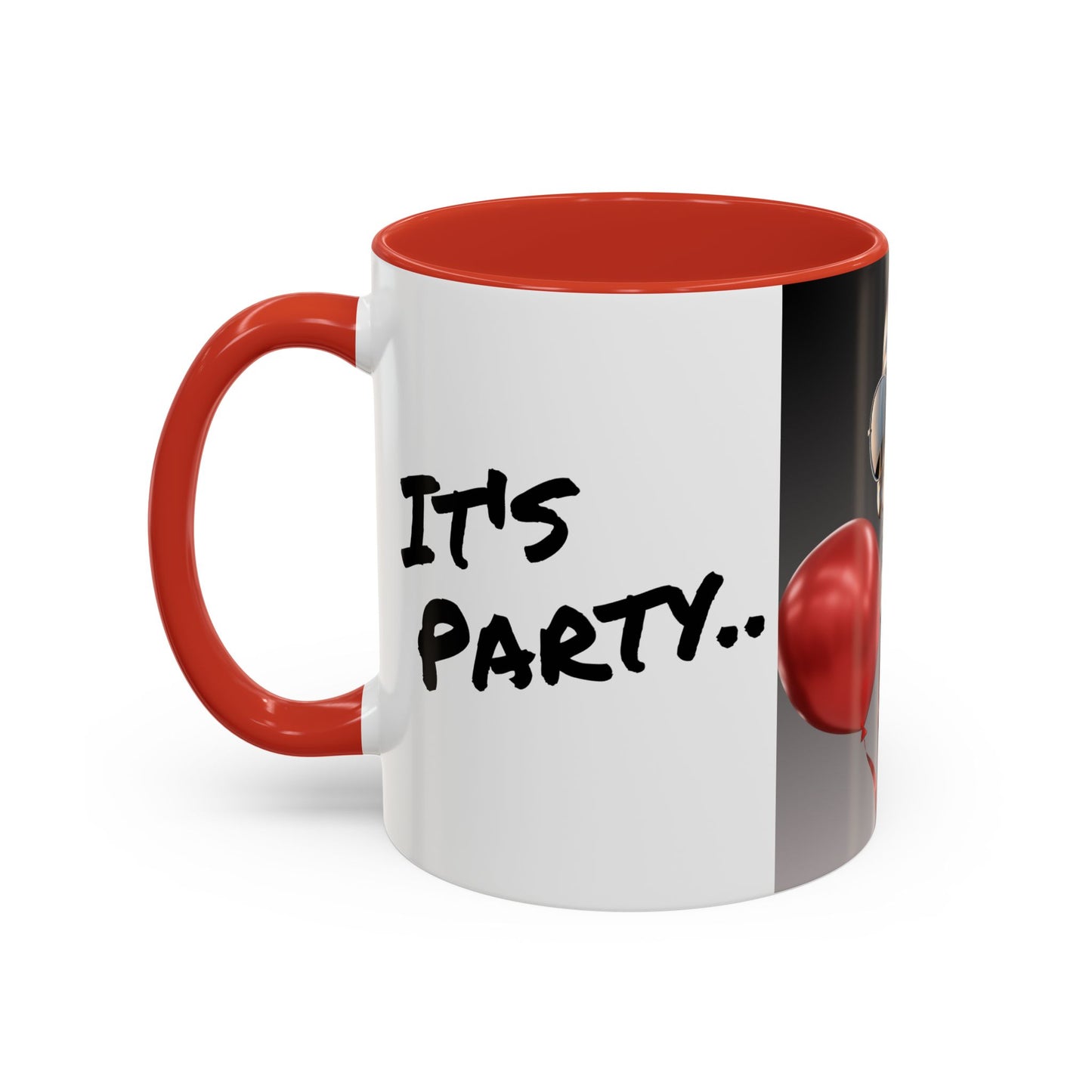 Skeleton Party Time Accent Coffee Mug (11, 15oz)