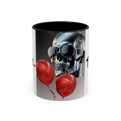 Skeleton Party Time Accent Coffee Mug (11, 15oz)