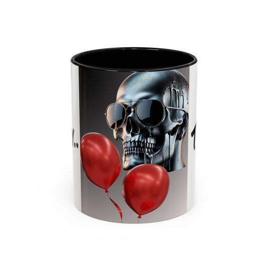 Skeleton Party Time Accent Coffee Mug (11, 15oz)