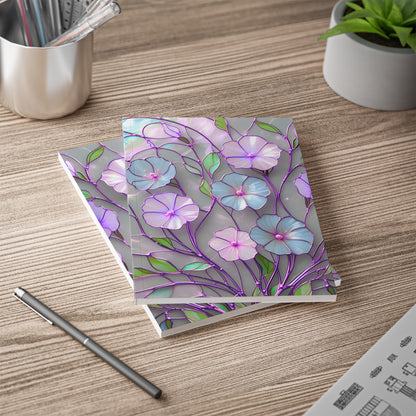Floral Softcover Notebook - A5 Journal, Stationery Gift, Floral Design Diary, Art Notebook for Writing, Eco-Friendly Notebook
