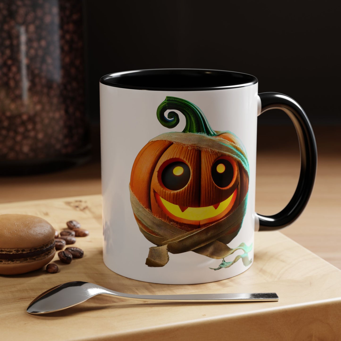 Mummy's Favourite.... Little Nightmare Pumpkin Accent Coffee Mug (11, 15oz)