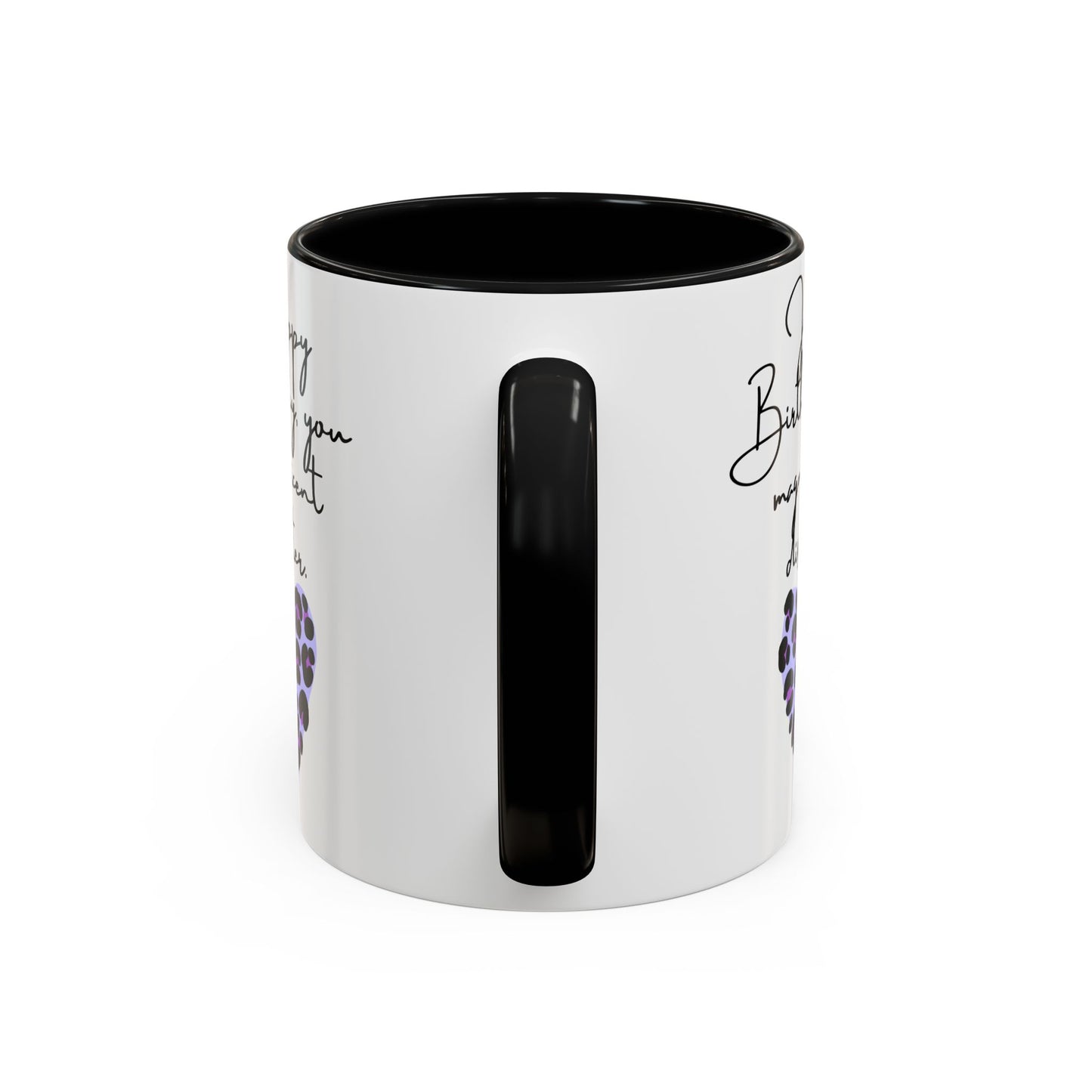 Leopard Heart Coffee Mug – Fun Birthday Gift for Friends, Cute Coffee Cup, Unique Drinkware, Birthday Party Decor, Animal Print Mug