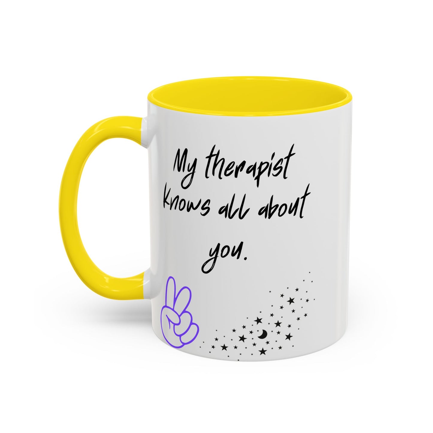 Funny Therapy Coffee Mug, Great Gift for Therapist Appreciation, Humour Mug, Self-Care, Latte or Tea Cup, Relaxing Beverage