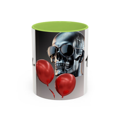 Skeleton Party Time Accent Coffee Mug (11, 15oz)