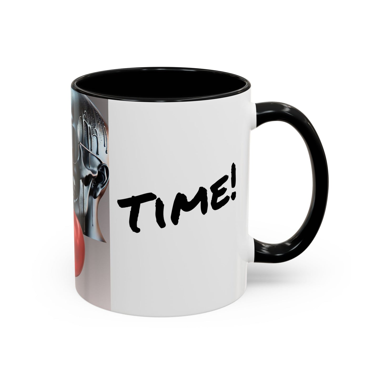 Skeleton Party Time Accent Coffee Mug (11, 15oz)