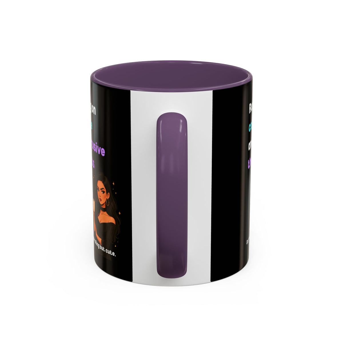 Running on Caffeine & Intrusive Thoughts Mug | Funny Overthinker Coffee Mug