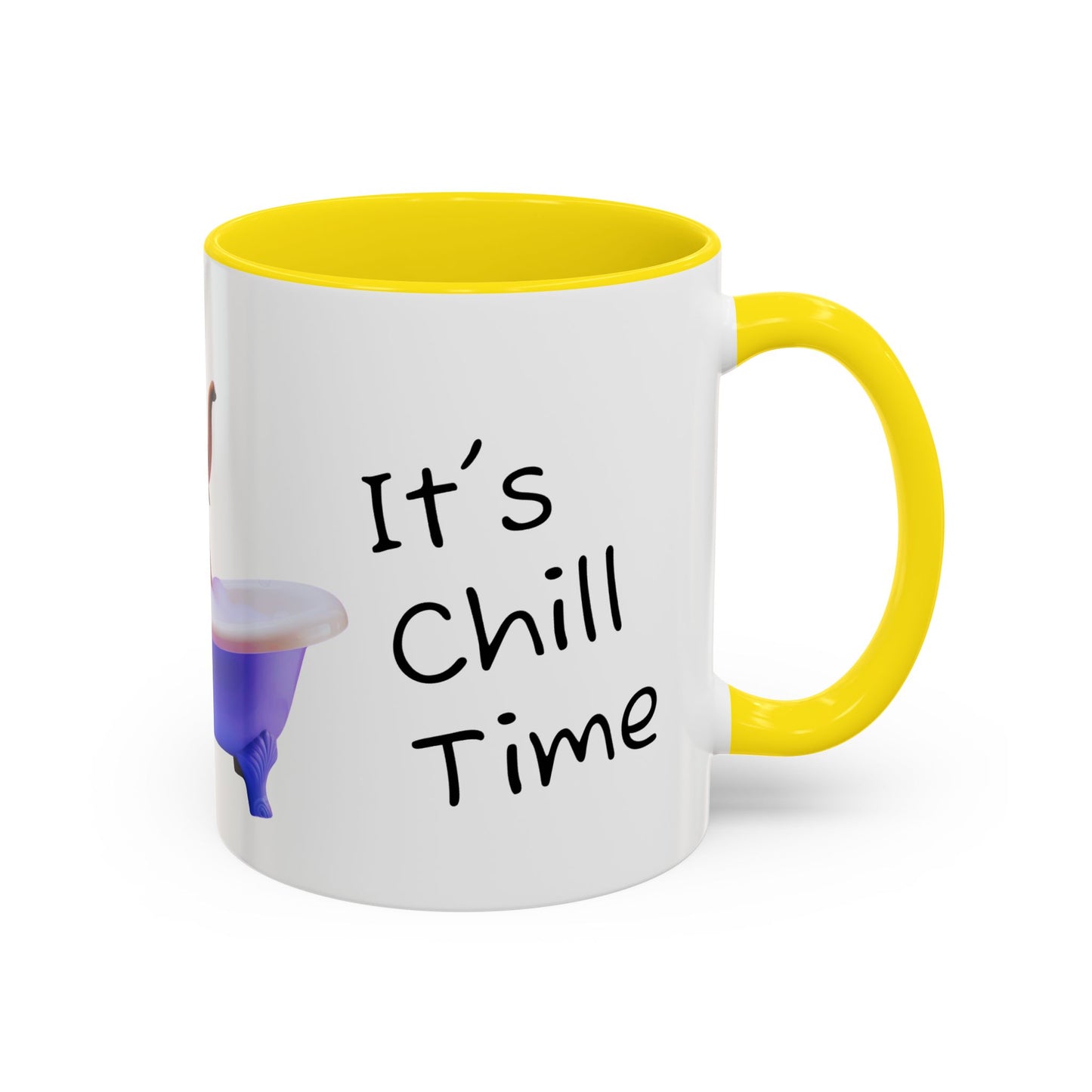It's Chill Time Elephant Bath Accent Coffee Mug (11, 15oz)