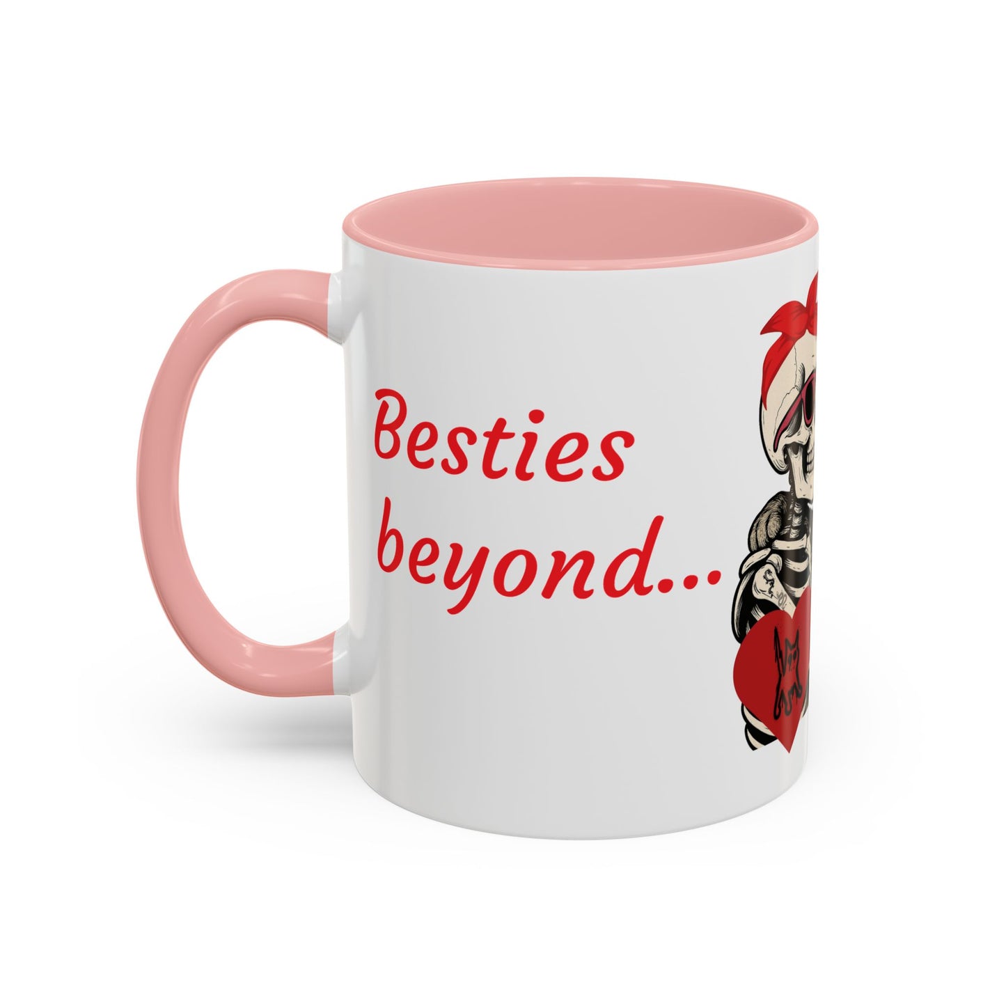 Romantic Skull & Cat Coffee Mug - Perfect for Cat Lovers