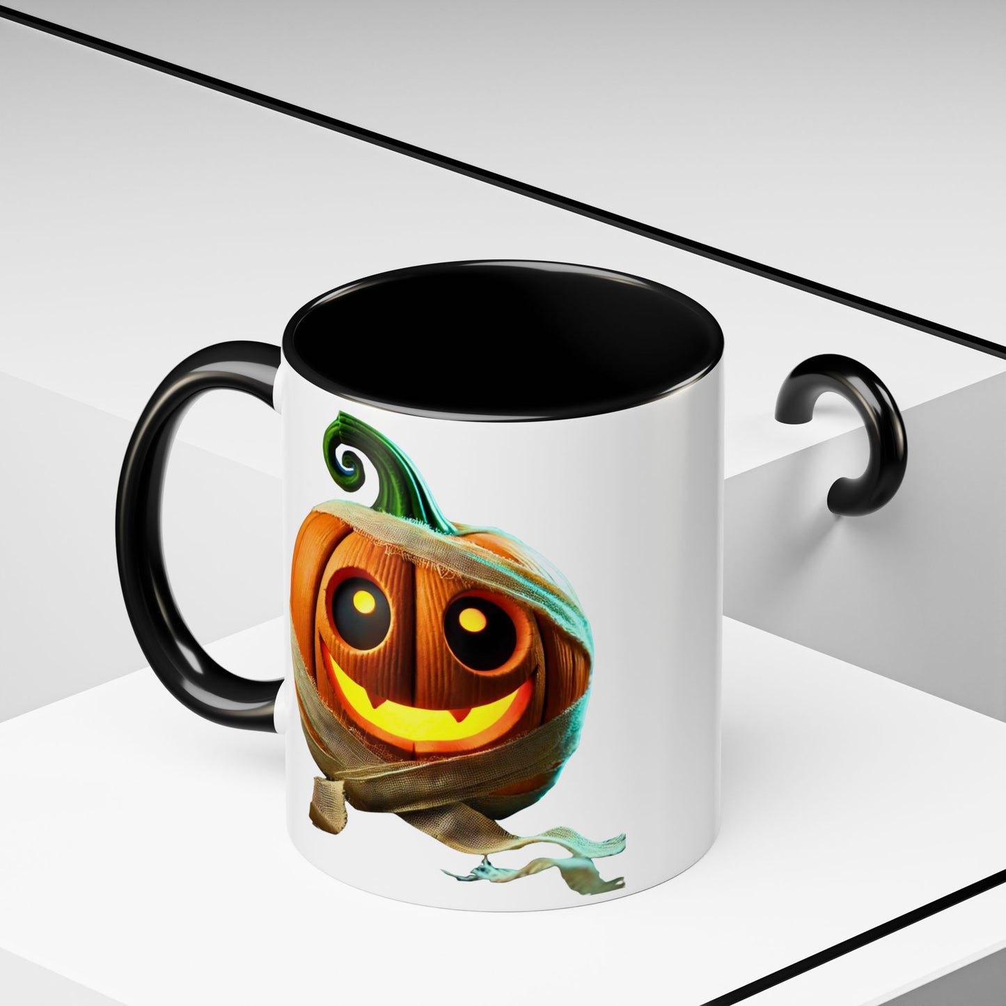 Mummy's Favourite.... Little Nightmare Pumpkin Accent Coffee Mug (11, 15oz)