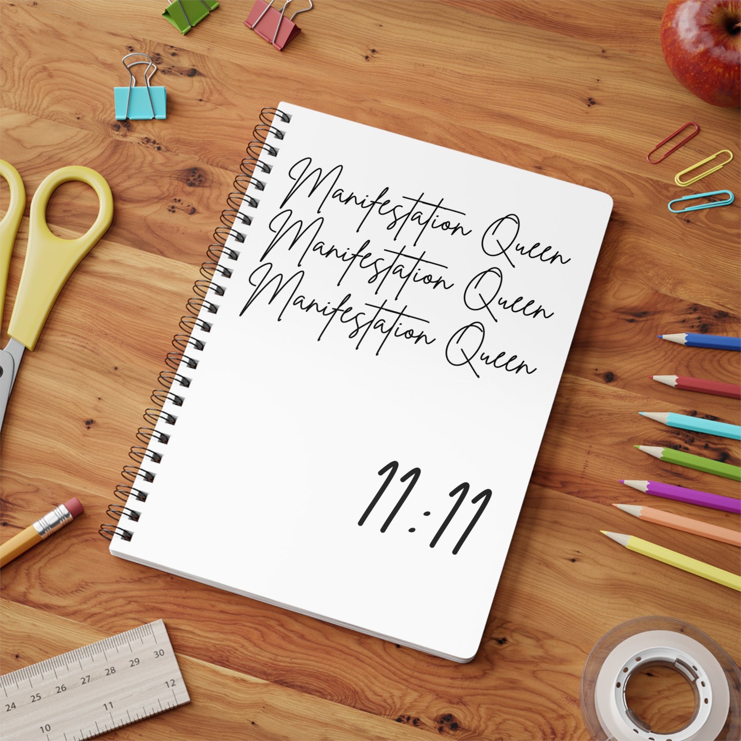 Manifestation Queen Softcover Notebook, A5 | Journal for Dreamers & Planners | Perfect for Self-Care, Goal Setting, Gift for Her