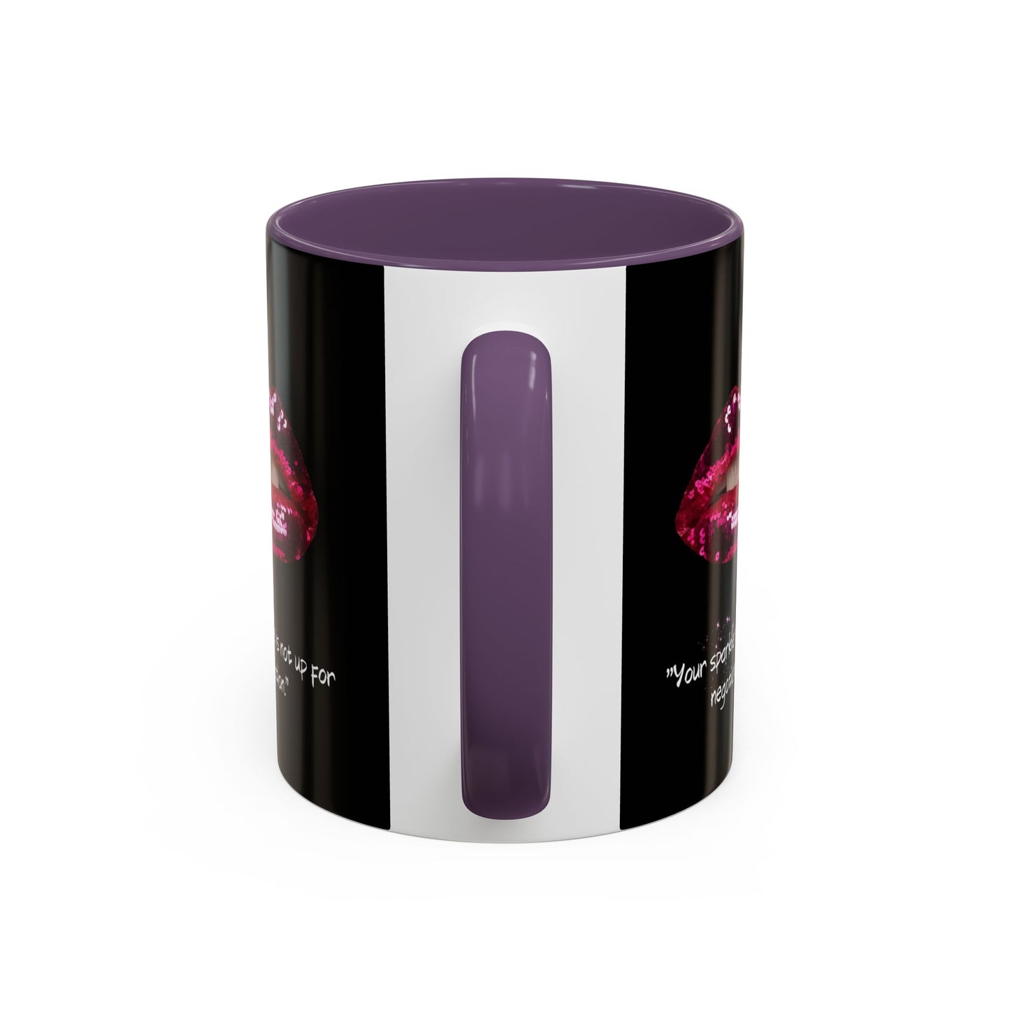 Sparkle Lips Accent Coffee Mug (11, 15oz)